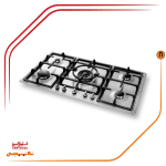 اجاق گاز پنج شعله استیل البرز مدلS5902