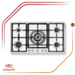اجاق گاز پنج شعله استیل البرز مدلS5902 - Image 2