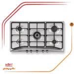 اجاق گاز پنج شعله استیل البرز مدلS5904