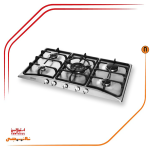 اجاق گاز پنج شعله استیل البرز مدلS5904