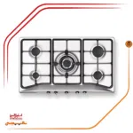 اجاق گاز پنج شعله استیل البرز مدلS5906 - Image 2