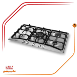 اجاق گاز پنج شعله استیل البرز مدلS5906