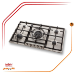 اجاق گاز پنج شعله استیل البرز مدلS5907