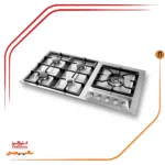 اجاق گاز پنج شعله استیل البرز مدلS5909