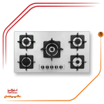 اجاق گاز پنج شعله استیل البرز مدلS5913 - تصویر 2