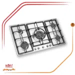 اجاق گاز پنج شعله استیل البرز مدلS5952