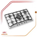 اجاق گاز پنج شعله استیل البرز مدلS5956