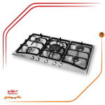اجاق گاز پنج شعله استیل البرز مدلS5956