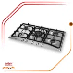 اجاق گاز پنج شعله استیل البرز مدلS5956