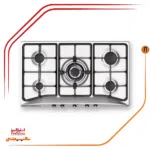 اجاق گاز پنج شعله استیل البرز مدلS5956
