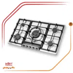 اجاق گاز پنج شعله استیل البرز مدلS5957