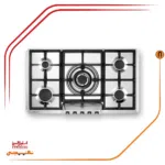 اجاق گاز پنج شعله استیل البرز مدلS5957