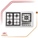 اجاق گاز پنج شعله استیل البرز مدلS5959