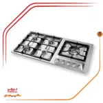اجاق گاز پنج شعله استیل البرز مدلS5959