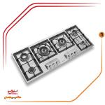 اجاق گاز شش شعله استیل البرز مدلS6121 - تصویر 3