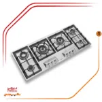 اجاق گاز شش شعله استیل البرز مدلS6121 - Image 3