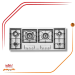 اجاق گاز شش شعله استیل البرز مدلS6121