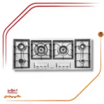 اجاق گاز شش شعله استیل البرز مدلS6121