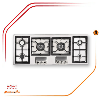 اجاق گاز شش شعله استیل البرز مدلS6125