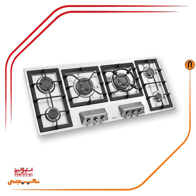 اجاق گاز شش شعله استیل البرز مدلS6125