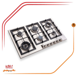 اجاق گاز شش شعله استیل البرز مدلS6902 - تصویر 3