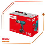 دریل پیچ گوشتی چکشی شارژی مدل 8616K رونیکس