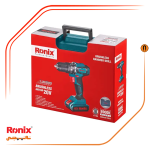 دریل پیچ‌گوشتی چکشی شارژی براش‌لس 20 ولت تاپ لاین رونیکس مدل K8900
