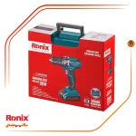دریل پیچ‌گوشتی چکشی شارژی براش‌لس 20 ولت تاپ لاین رونیکس مدل K8900