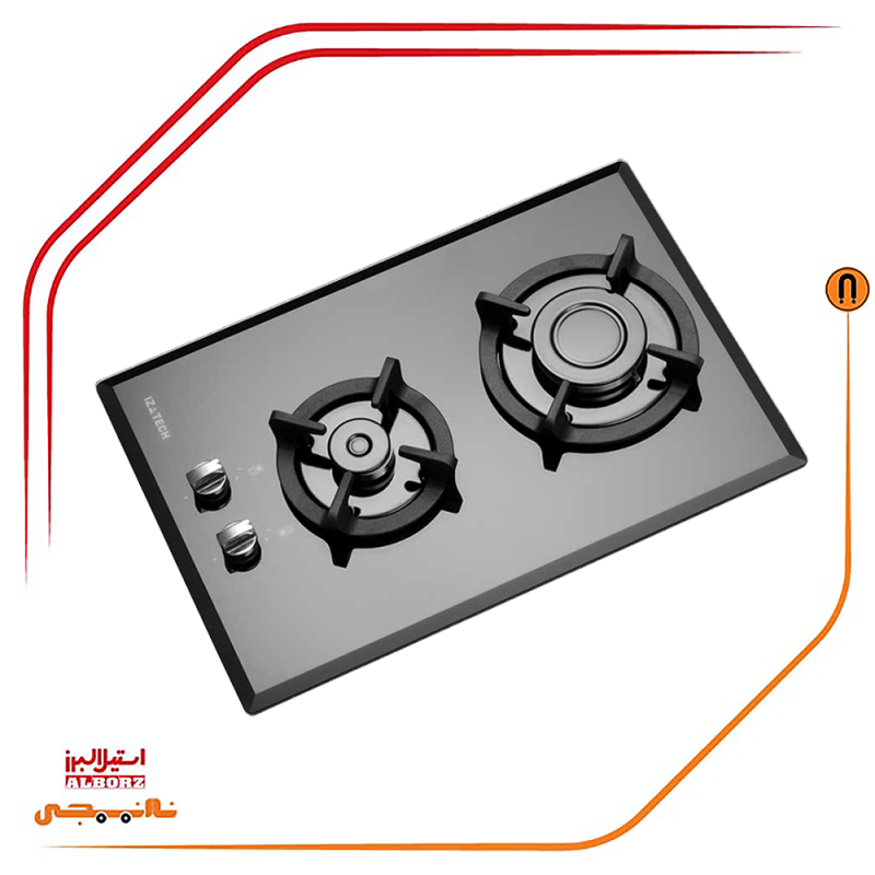 اجاق گاز دو شعله استیل البرز مدلG2352