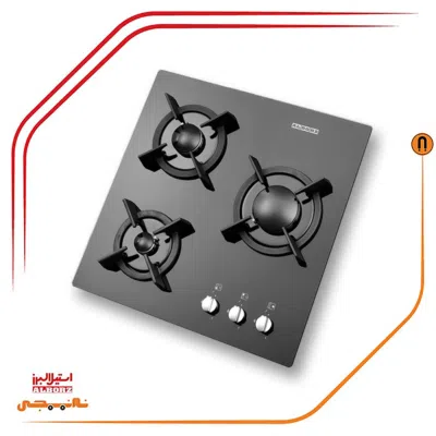 اجاق گاز سه شعله استیل البرز مدلG3501