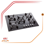 اجاق گاز پنج شعله استیل البرز مدلG5753