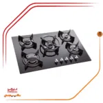 اجاق گاز پنج شعله استیل البرز مدلG5753
