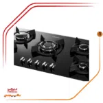 اجاق گاز پنج شعله استیل البرز مدلG5904