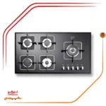اجاق گاز پنج شعله استیل البرز مدلG5959