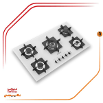 اجاق گاز پنج شعله استیل البرز مدلG5910 W