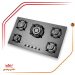 اجاق گاز پنج شعله استیل البرز مدلG5958