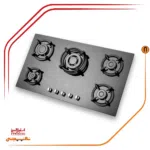اجاق گاز پنج شعله استیل البرز مدلG5958