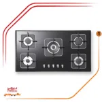 اجاق گاز پنج شعله استیل البرز مدلG5960
