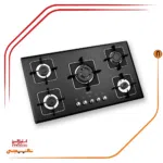 اجاق گاز پنج شعله استیل البرز مدلG5960