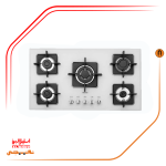 اجاق گاز پنج شعله استیل البرز مدلG5960