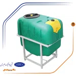 مخزن سمپاش 400 لیتری پشت تراکتوری سبز طبرستان