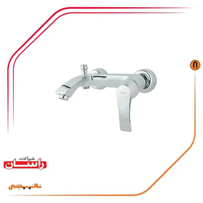01 شیر حمام راسان مدل لوتوس