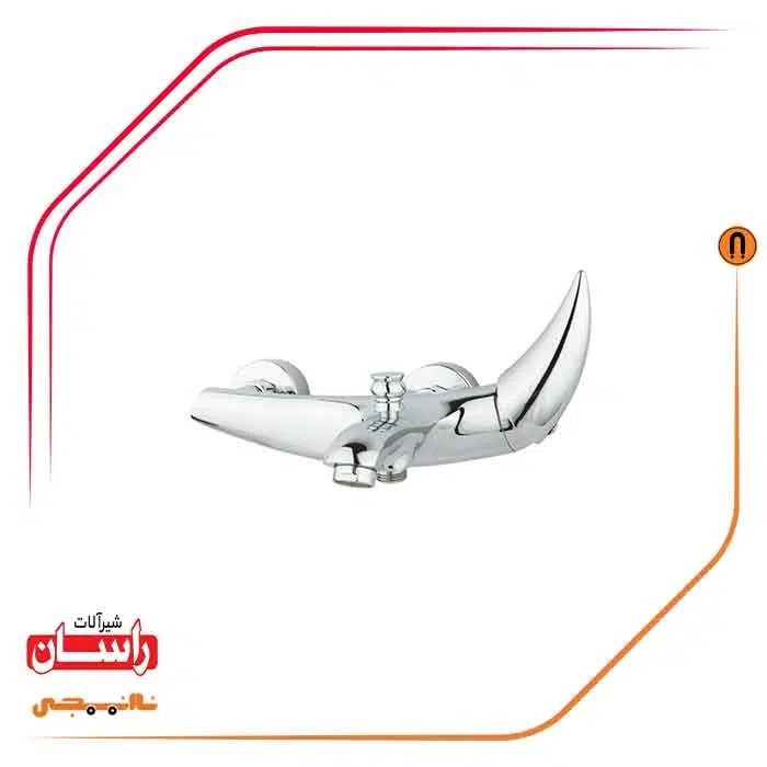 01 شیر حمام راسان مدل هیپو - Image 1