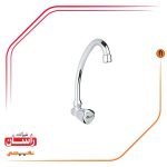شیر ظرفشویی دیواری راسان مدل قو