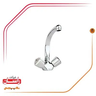 شیر روشویی تک پایه علم تینا