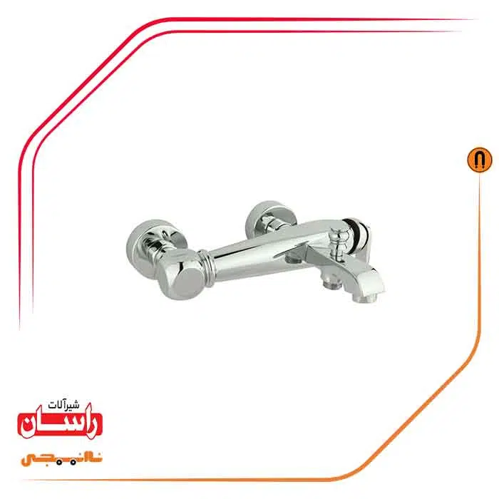 10 شیر حمام راسان مدل آلیس