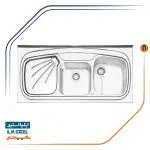 سینک ظرفشویی ایلیا استیل مدل 1013