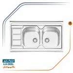  سینک ظرفشویی ایلیا استیل مدل 1051