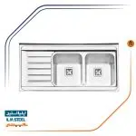 سینک روکار ایلیا استیل مدل 1060