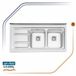 سینک ظرفشویی ایلیا استیل مدل 1068